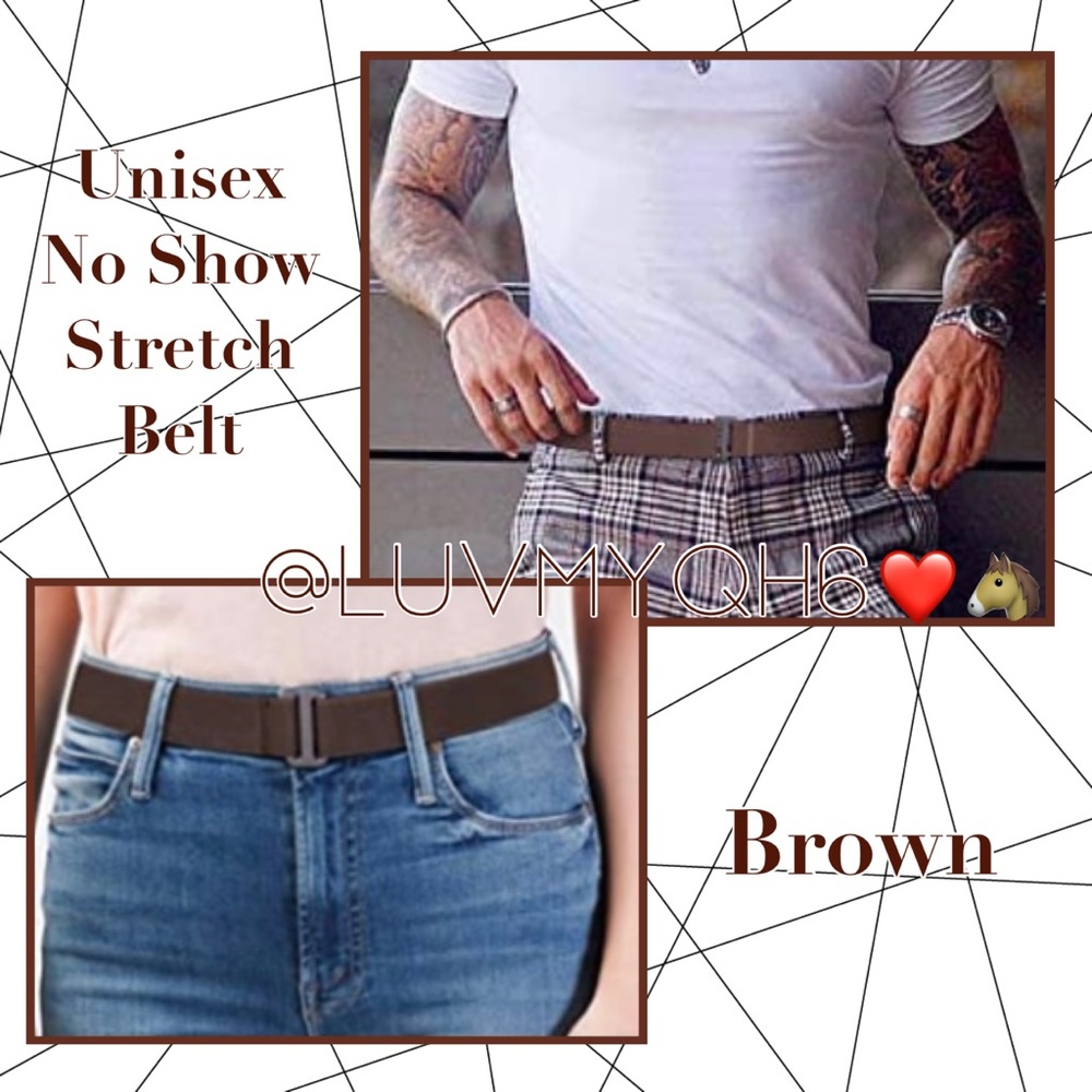 No Show Stretch Belt Unisex